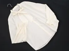 allamanda アラマンダ リボン ブラウス シャツ size38/白 ■◇ レディースのサムネイル