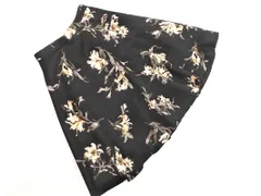 Jewel Changes ジュエルチェンジズ ユナイテッドアローズ 花柄 フレア スカート size34/黒 ■◇ レディースのサムネイル
