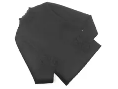 PROPORTION プロポーション ボディドレッシング フリル ニット セーター sizeM/黒 ■◇ レディース