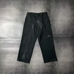 DICKIES ディッキーズ ヴィンテージ ブラック コットン ダブルニー ウォーク パンツ A00801