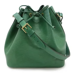 LOUIS VUITTON ルイ ヴィトン エピ プチノエ ショルダーバッグ セミショルダー ワンショルダー 巾着型 ボルネオグリーン 緑 M44104