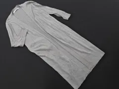 SLY スライ スタンダード ロング カーディガン sizeF/グレー ■◇ レディース