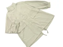 natural couture ナチュラルクチュール スナップボタン スタンドカラー コート sizeM/カーキ ■◇ レディースのサムネイル