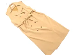 Couture brooch クチュールブローチ ダブルボタン ノースリーブ コート size38/ベージュ ■◇ レディースのサムネイル