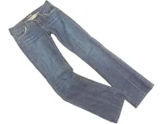 iCB アイシービー ダメージ加工 ステッチ デニムパンツ size24/インディゴ ■■ レディースのサムネイル