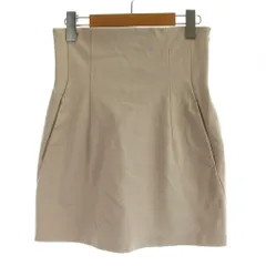 スナイデル SNIDEL 21SS ハイウエストスカショーパン パンツ 0 ベージュ 無地 ミニ丈 スラッシュポケット /AP