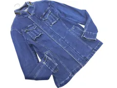 MICHEL KLEIN ミッシェルクラン ストレッチ ジップアップ Gジャン デニム ジャケット size48/紺 ■◇ メンズ