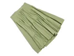 ZARA basic ザラ ベーシック フレア ティアード スカート sizeM/カーキ ■◇ レディース