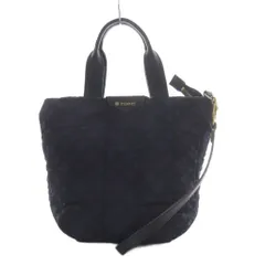 ラシット RUSSET トートバッグ ショルダーバッグ 2way 斜め掛け モノグラム 総柄 ナイロン ブラック /YO19