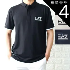種類4:ブラック/XL 種類1:BLACK　ブラック/S ゴルフウエア EA7 エンポリオ アルマーニ ポロシャツ メンズ ストレッチ 速乾 ロゴ 3DPF14 PJMLZ 2024年春夏新作