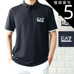 種類5:ブラック/XXL 種類1:BLACK　ブラック/S ゴルフウエア EA7 エンポリオ アルマーニ ポロシャツ メンズ ストレッチ 速乾 ロゴ 3DPF14 PJMLZ 2024年春夏新作