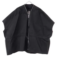 Rick Owens リックオウエンス 23SS ノースリーブワイドジップアップトップス RP01C5715-TF ブラック UNIのサムネイル