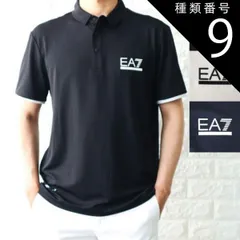 種類9:ネイビーブルー/XL 種類1:BLACK　ブラック/S ゴルフウエア EA7 エンポリオ アルマーニ ポロシャツ メンズ ストレッチ 速乾 ロゴ 3DPF14 PJMLZ 2024年春夏新作