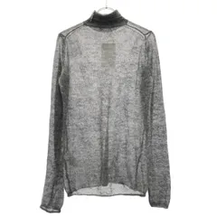 AURALEE オーラリー 22AW KID MOHAIR SHEER KNIT TURTL タートルネックニットセーター A22AP01FG グレー 0のサムネイル