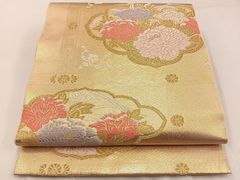 V3456 ○高級 正絹 唐織 六通 袋帯 - メルカリ