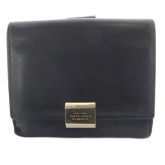 スマイソン SMYTHSON 財布 二つ折り レザー ブラック /YO18のサムネイル
