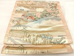 超美品）プラチナ箔本金箔壱阡八百口織 - メルカリ