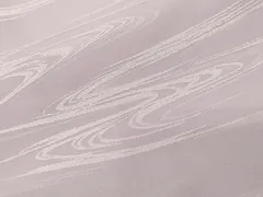 平和屋着物■上質な色無地　流水地紋　白藤色　正絹　逸品　CABF4269ev