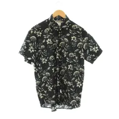 キャサリンハムネット KATHARINE HAMNETT シャツ S 紺 ネイビー 花柄 半袖 開襟 /JPのサムネイル