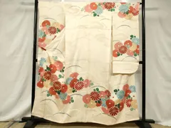 平和屋着物■豪華振袖　駒刺繍　舞花文　金彩　井筒屋扱い　正絹　逸品　CABF6133dy