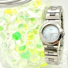 【新品電池】SEIKO セイコー lk ルキア ブルー シェル レディース 腕時計 シルバー 4N21-1130 062095