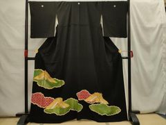 平和屋着物◎太鼓柄袋帯 唐織 切嵌鳳凰花文 金銀糸 正絹 逸品