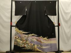 平和屋着物●訪問着　友禅　草花文　暈し染め　正絹　逸品　CABD0050ut 平和屋着物○訪問着 友禅 草花文 暈し染め 正絹 逸品 CABD0050ut