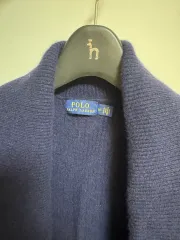 ポロラルフローレン レディース カシミア ロング カーディガン M