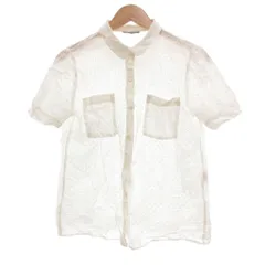 アーペーセー A.P.C. シャツ ブラウス S 半袖 ドット柄 白 ホワイト /AE ■ECA001のサムネイル