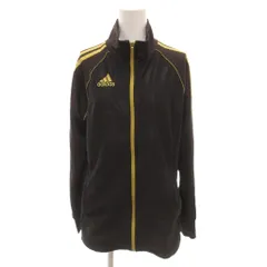 アディダス adidas ジャケット ジャージ トップス L 黒 ブラック 長袖 スタンドカラー フルジップ /KR ■GY06
