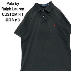 訳あり品】 ラルフローレン ポロシャツ ブラック XXL 墨黒 紫 フェード