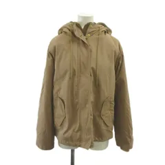 イッカ ikka マウンテンパーカー M ベージュ フード付き 長袖 ドローストリング /NP ■ECB002