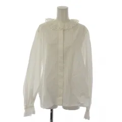 シンゾーン Shinzone 23SS シャツ ブラウス 34 白 ホワイト 長袖 LACE COLLAR BLOUSE 23SMSBL06 /LPのサムネイル