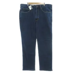ラングラー WRANGLER タグ付き ジーンズ デニムパンツ 38 インディゴ 無地 ストレートレッグ フルレングス /SC ■ECF003