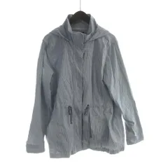 ギャップ GAP フーデッドジャケット 青 ブルー ストライプ柄 フード付き 長袖 /AB ■GY58