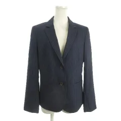 ブルックスブラザーズ BROOKS BROTHERS 346 テーラードジャケット 8 紺 ネイビー ストライプ柄 /AO14 ■ECC001のサムネイル