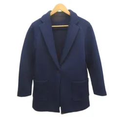 レキップヨシエイナバ L'EQUIPE YOSHIE INABA ジャケット 上着 38 青 ブルー テーラードカラー 長袖 パッチポケット /GR ■ECA003のサムネイル