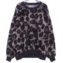 未使用 BEAUTY BEAST Large leopard fleece pullover XLサイズ ブラウン bb-34002