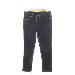 エドウィン EDWIN JERSEYS ジャージーズ デニムパンツ テーパード ジップフライ ストレッチ M 紺 ネイビー /MN23 ■GY99