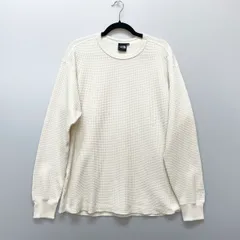 THE NORTH FACE ザノースフェイス メンズ ロングスリーブウォームワッフルクルー SIZE XL NT62032 アイボリー