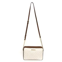 【中古】【レディース】 Michael Kors マイケルコース JET SET ITEM LG EW CROSSBODY 35F8GTTC3B ショルダーバッグ クロスボディ MK シグネチャー 鞄  【180-241001-rs-05-FUR】