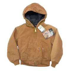 デッドストック 00s CARHARTT カーハート YYJ130 BRN アクティブ ジャケット キッズのサムネイル