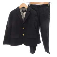 グリーンレーベルリラクシング ユナイテッドアローズ green label relaxing セットアップ スーツ TWジャケット テーラード 紺ブレ 金ボタン パンツ 125 ネイビー /FF