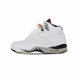 ナイキ NIKE AIR JORDAN 5 RETRO WHITE CET エアジョーダン5 レトロ ホワイト セット スニーカー US8.5 白 ホワイト 136027-104 ■GY51