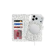 【新品】 Ｈａｖａｙａ iPhone 17 Pro Max ケース Magsafe 対応 iPhone17プロマックス ケース 手帳型 マグセーフ 耐衝撃 【分離式2in1】 カード収納 ワイヤレス充電対応 フェイクレザー（6.9インチ対応） -ホワイト （ヒ