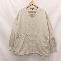 MARBLEWALTS マーブルワルツ ウエストドロストギャザーノーカラーブルゾン アイボリー L 〇□☆のサムネイル