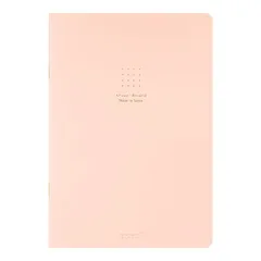 特価商品 ミドリ ノート カラー A5 方眼罫 ピンク H210×W148×D3mm 15273006