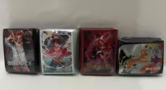 ワンピース ONE PIECEカードゲーム リミテッドカードスリーブ 4種セット ( モンキー・D・ルフィ & モンキー・D・ルフィ2 & シャンクス & ウタ )