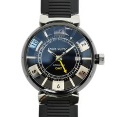 名東】ルイヴィトン タンブール インブラック GMT Q113K ブラック文字 