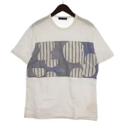 コムデギャルソンオム COMME des GARCONS HOMME パッチワーク Tシャツ 半袖 HP-T004 AD2015 ホワイト L ■GY12